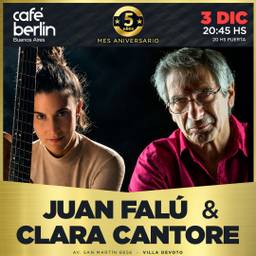 Juan Falu & Clara Cantore en Cafe Berlin