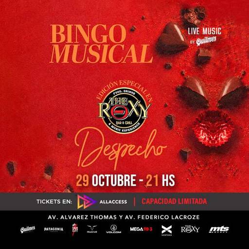 BINGO MUSICAL - EDICION DESPECHO