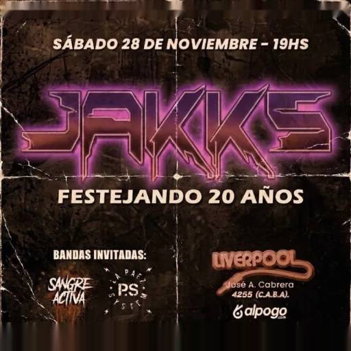 Jakks festejando 20 años