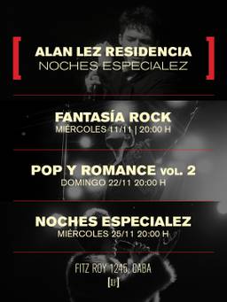 ALAN LEZ RESIDENCIA: 3 FECHAS