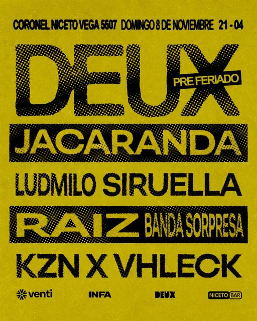 DEUX en Niceto Bar