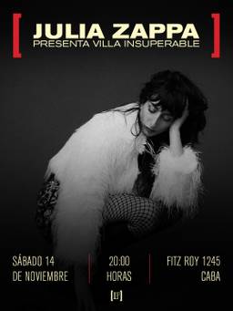JULIA ZAPPA PRESENTA VILLA INSUPERABLE
