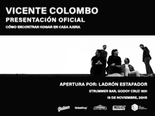 Vicente Colombo presenta Cómo Encontrar Hogar En Casa Ajena