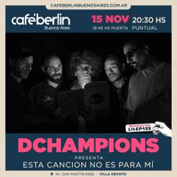 Dchampions en Cafe Berlin