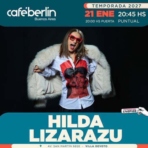 Hilda Lizarazu en Cafe Berlin