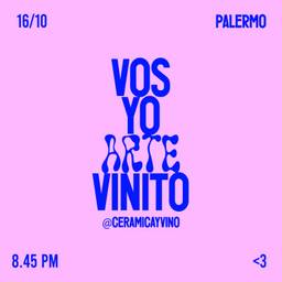 ★ CERAMICA Y VINO 16/10 ★