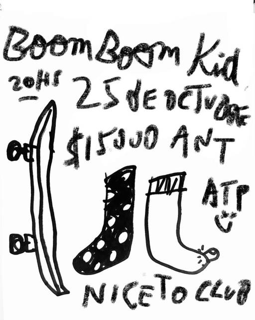 Boom Boom Kid 25 OCT en Niceto Club