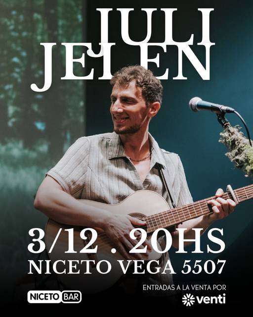 JULI JELEN en Niceto Bar