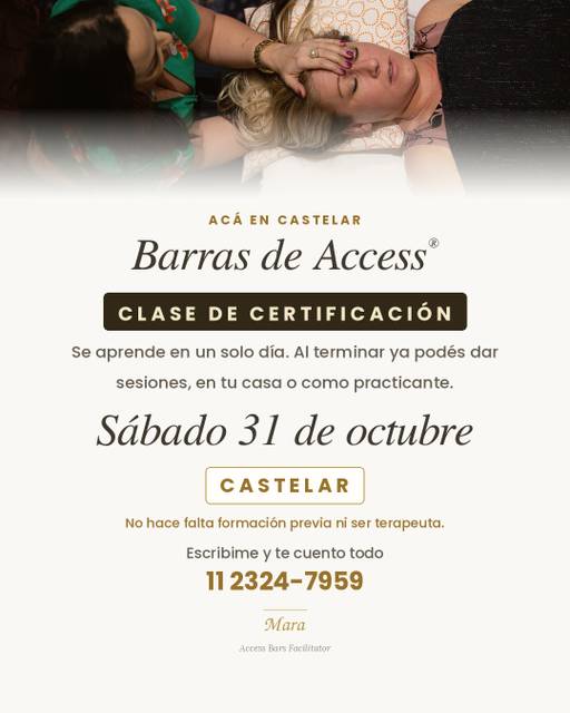 Barras de Access - Clase de Certificación