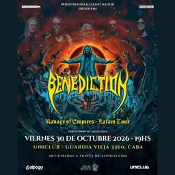 Benediction - 30 Octubre 2026 - Uniclub