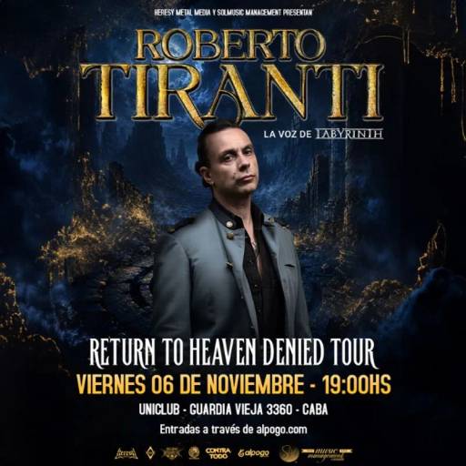 ROBERTO TIRANTI POR PRIMERA VEZ EN ARGENTINA