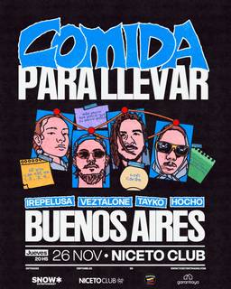 Comida para Llevar en Buenos Aires en Niceto Club (+18 años)