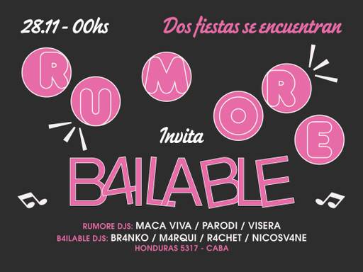 Rumore - Bailable