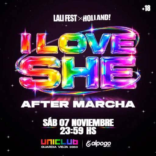 I LOVE SHE: LALIFEST X HOLLAND! After marcha del orgullo