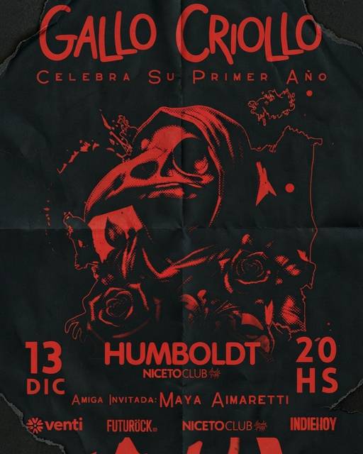 Gallo Criollo celebra su 1er año en Humboldt | Niceto Club