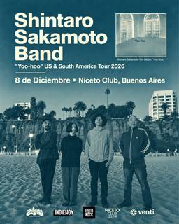Shintaro Sakamoto en Niceto Club (+18 años)