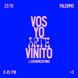 ★ CERAMICA Y VINO 23/10 ★
