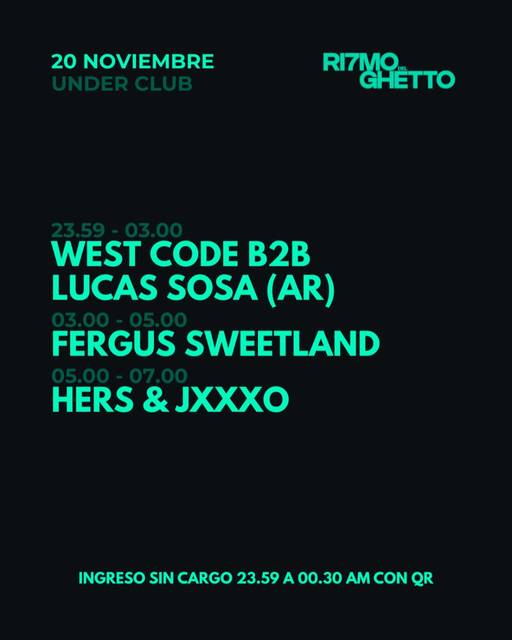 RI7MO DEL GHETTO X UNDER CLUB