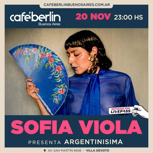 Sofia Viola en Cafe Berlin