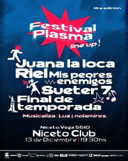 Festival Plasma 4ta edición en Niceto Club