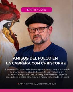 AMIGOS DEL FUEGO EN LA CABRERA CON CHRISTOPHE