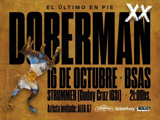 DOBERMAN XX en PALERMO!