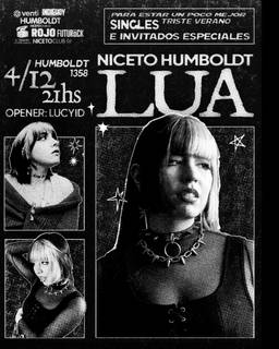 Lua + Lucyid en Humboldt - Niceto Club (+18 años)