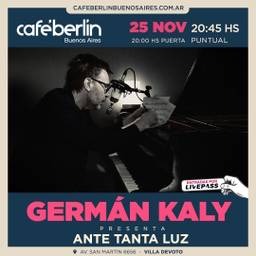 German Kaly en Cafe Berlin