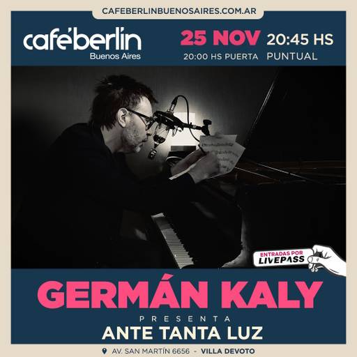 German Kaly en Cafe Berlin
