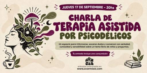 Charla de Terapia Asistida por Psicodélicos