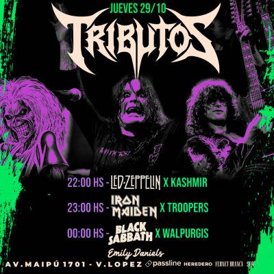 Led Zeppelin & iron Maiden & Black Sabath | En Emily Daniels